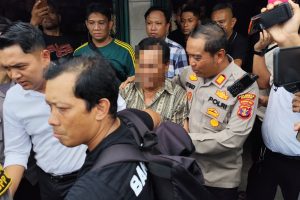 Terduga pelaku yang diamankan pihak kepolisian (Istimewa)