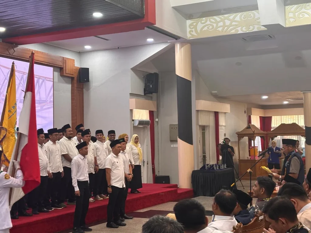 Suasana pelantikan IKA PMII Kukar (Urbankaltim)